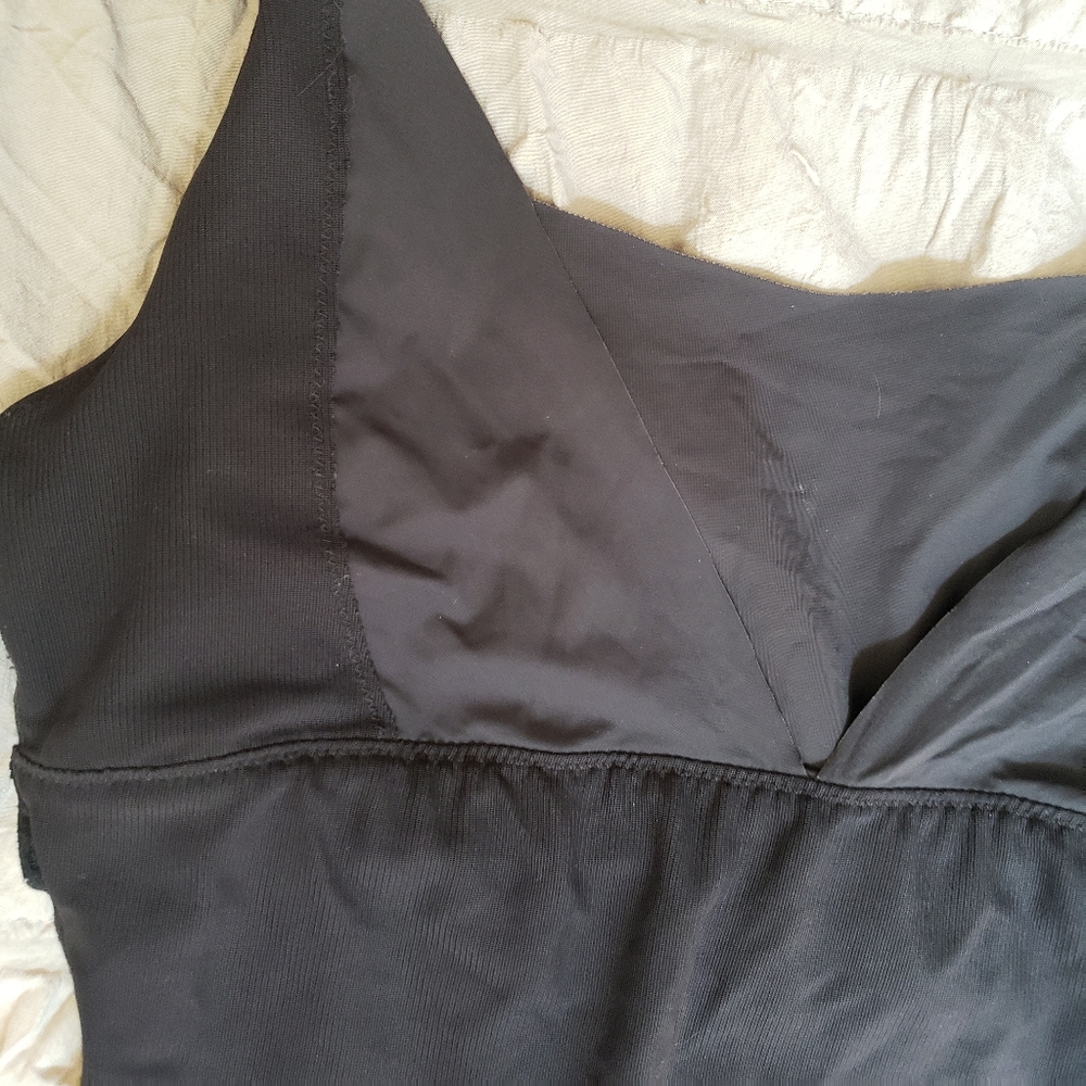 Maidenform Black Sleeveless Shapewear Spanx Bodysuit 2Xl - Picture 8 of 10